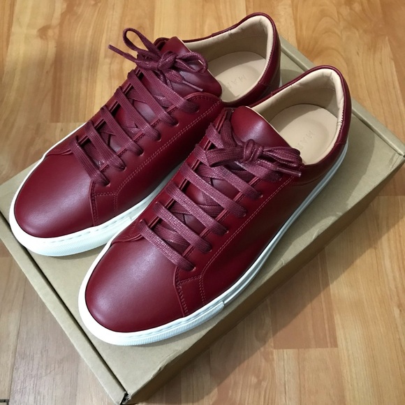 NIB Margaux NY The Sneaker in Burgundy Calf - Size 38.5, 8-8.5 - Picture 4 of 10